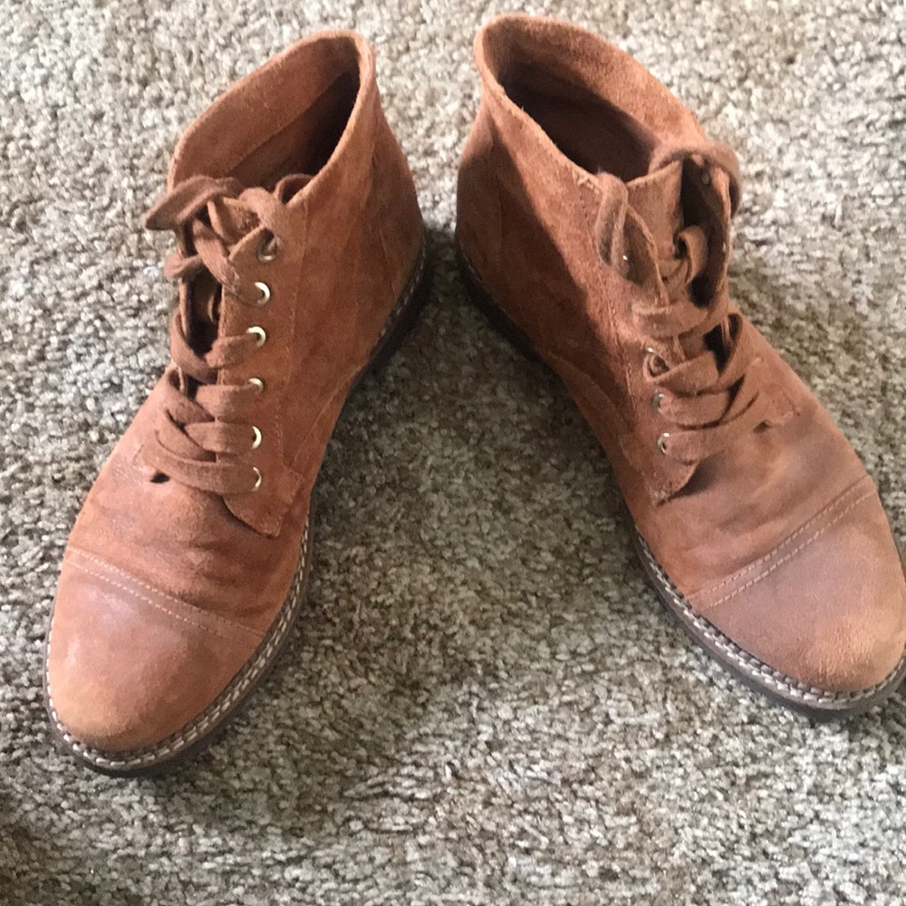 Suede Aldo booties